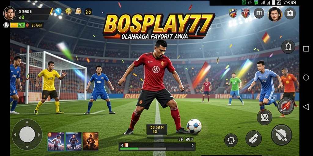 Tampilan gameplay seru dari <strong>BOSPLAY77</strong> dengan aksi olahraga yang intens.