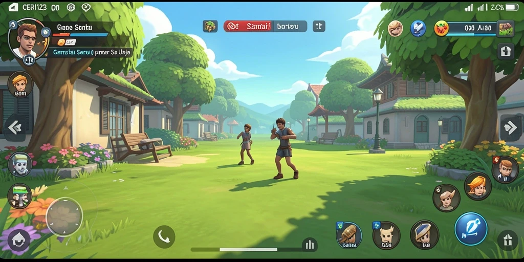 Screenshot gameplay CERI123 menampilkan aksi seru dan tantangan menghibur.