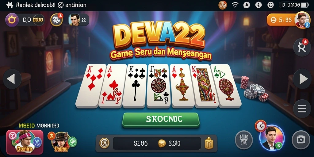 Tampilan gameplay DEWA22 yang seru dan menarik.