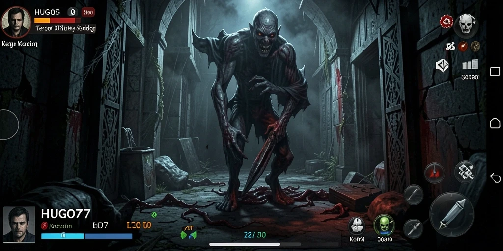 Gameplay HUGO77 yang menegangkan dengan suasana horor yang nyata.