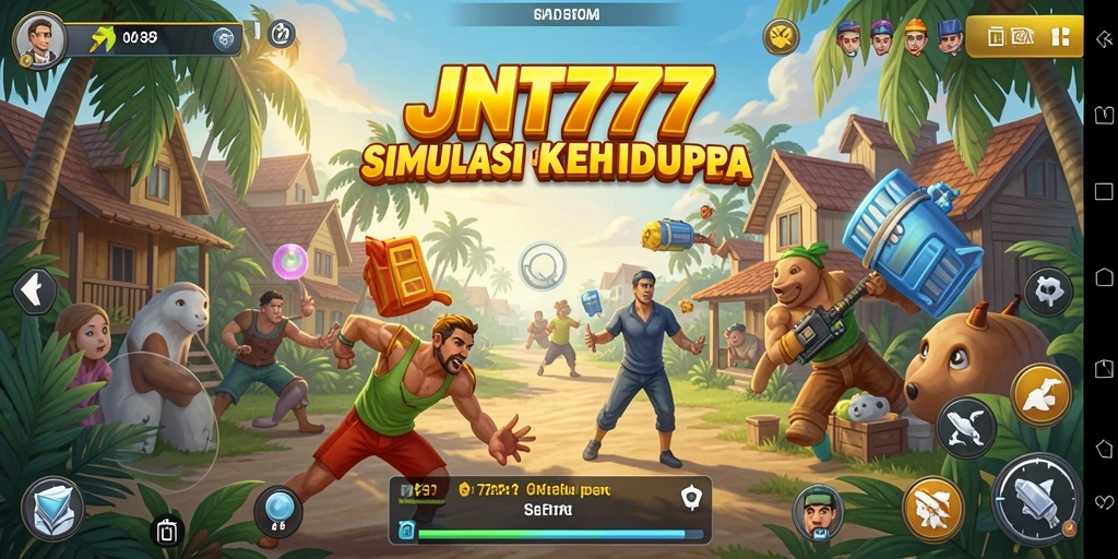 Tangkapan layar JNT777 menampilkan gameplay simulasi yang realistis dan mengasyikkan.