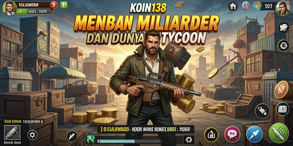 Tampilan gameplay menegangkan dari KOIN138 yang penuh strategi Tycoon.
