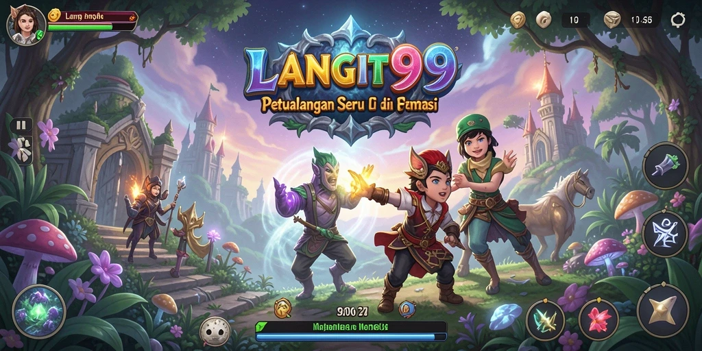 Tampilan gameplay LANGIT99 yang penuh petualangan seru.